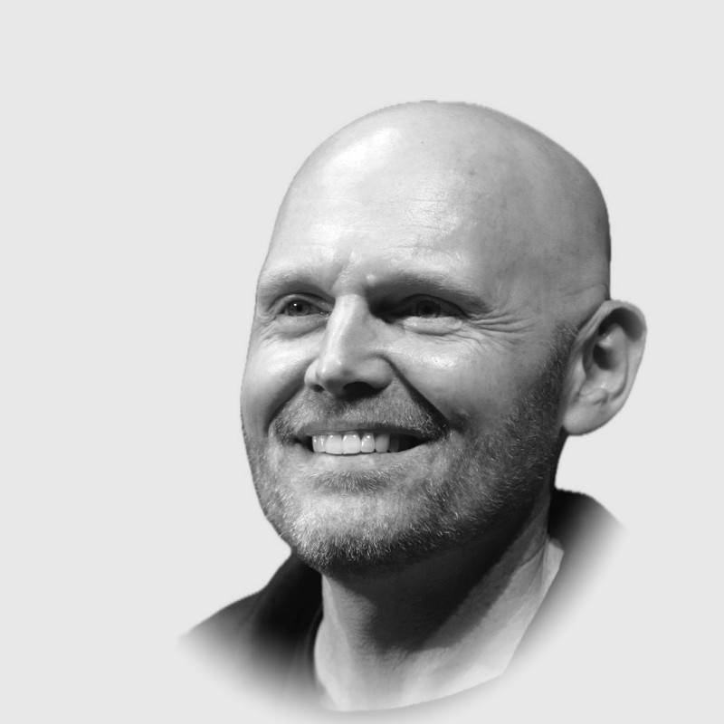Comedian Bill Burr, smiling
